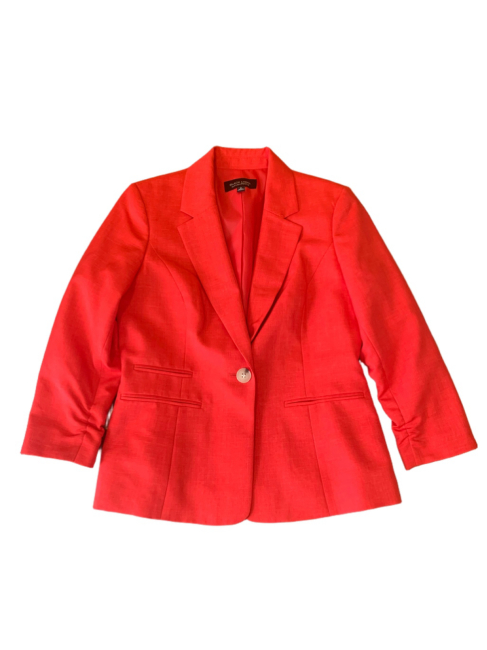 Black Label by Evan-Picone Red Blazer Size 8